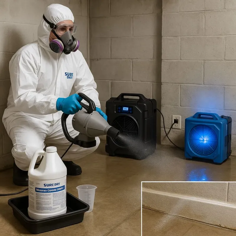 Sanitization and Odor Removal process in Forest Meadows, CA