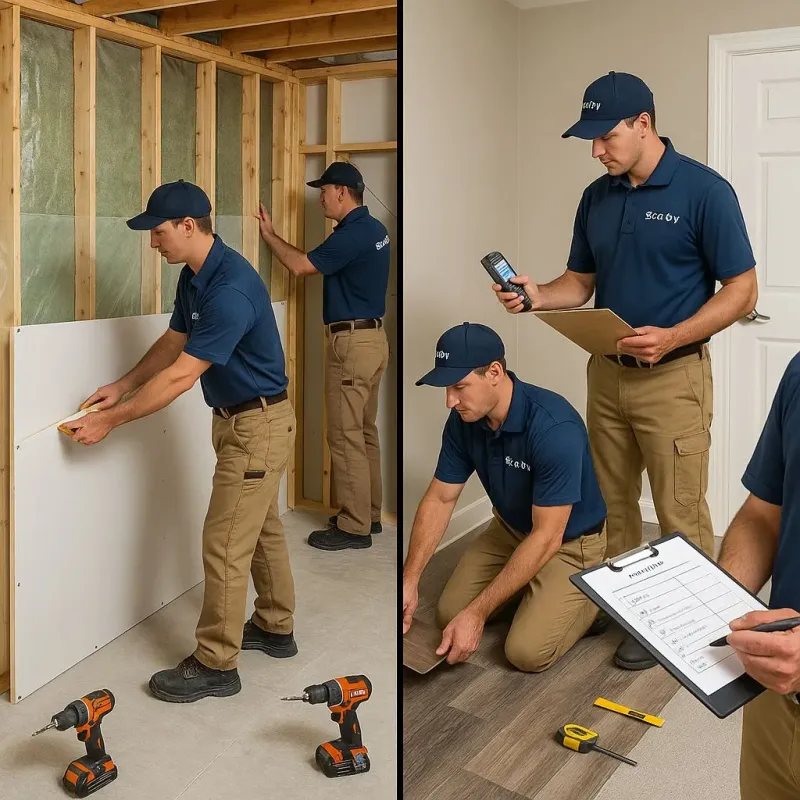 Repairs and Reconstruction process in Forest Meadows, CA